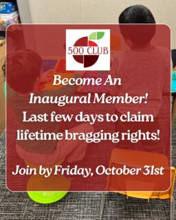 This is it, Northshore! Join the Foundation's 500 Club by Friday, October 31st and become an inaugural member!

Learn more: Link in bio

Questions? Let's chat Email: kimm@nsdfoundation.org

#northshore #nsd #northshoreschoolsfoundation