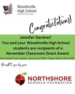 Congrats Jennifer!

Meet the Foundation's 2025 Fall Grant Winners: Link in bio

Our spring grant cycle opens on Jan. 1, 2026.

Together, All In for Kids!

#nsdfoundation #northshoreschoolsfoundation #classroomgrant