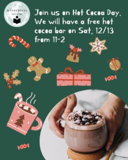 Go to @wanderlust_book_lounge in downtown Bothell this Saturday, Dec. 13th!

Grab some free cocoa and shop local!

#northshoreschoolsfoundation #wanderlustbooklounge