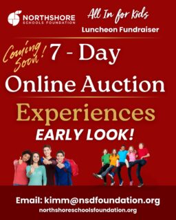 Fun experience previews in our All In for Kids 7-day Online Auction! Here's a glimpse of what you can bid on to support Northshore kids!

Our online auction runs Monday, February 23 - March 2 and is open to the entire community, whether you're attending our All In for Kids Luncheon or not.

New items added weekly! Set your alarm for February 23 at 8:00 AM, bidding starts then!

Our Online Auction Page: Link in bio

Secure your seat to our All In for Kids Luncheon today: Link in bio

Questions? Email: kimm@nsdfoundation.org

#northshoreschoolsfoundation #northshore
