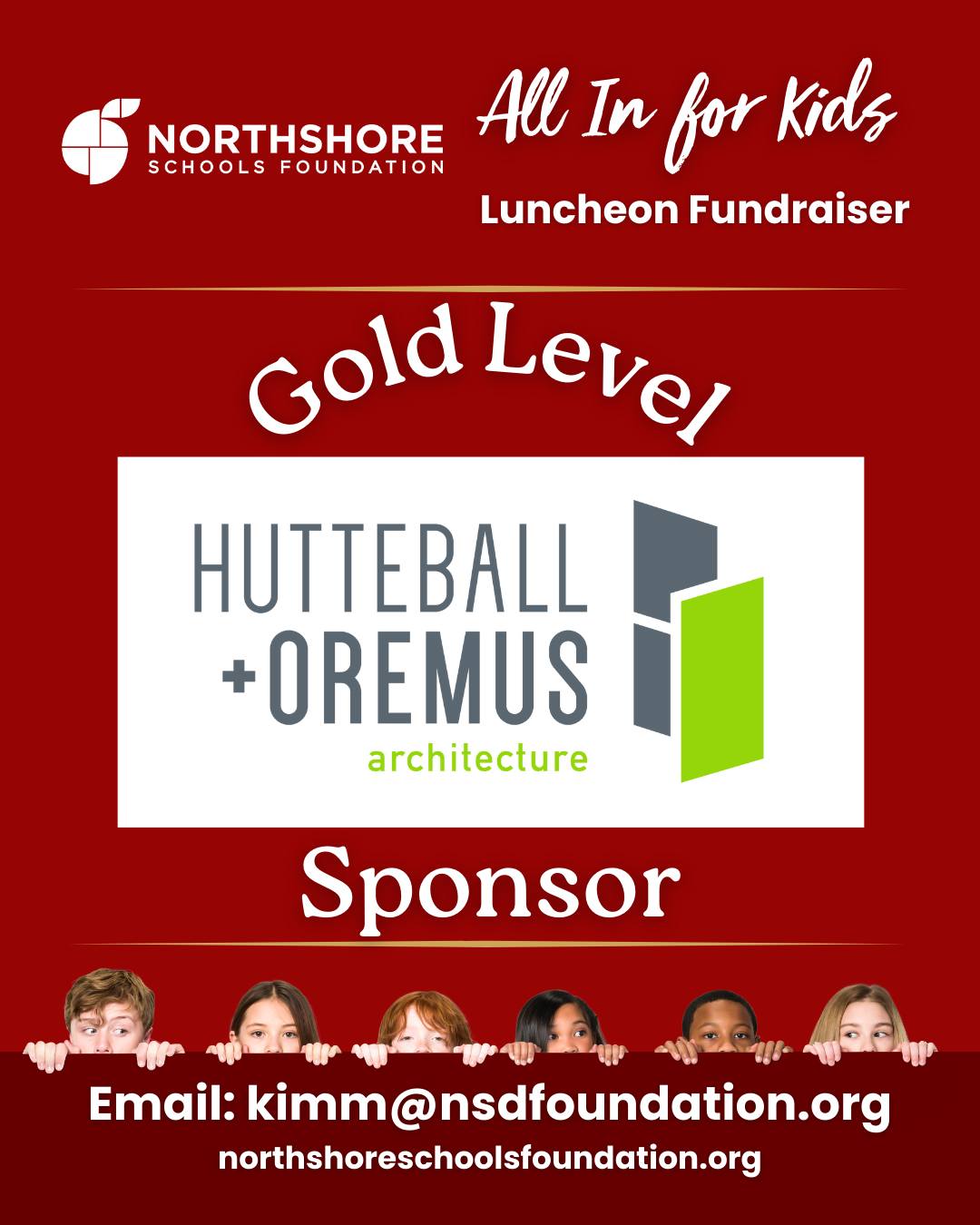 We're thrilled to welcome @hoarch  as a Gold Level Sponsor of our All In for Kids Luncheon on Feb. 26th!

Thank you for joining our community of supporters who are making a real difference for Northshore students.

Sponsorship opportunities are still available, join us in investing in the next generation!

Contact: kimm@nsdfoundation.org

Learn more: Link in bio

Together, All In for Kids, always!

#northshore #nsd #northshoreschoolsfoundation