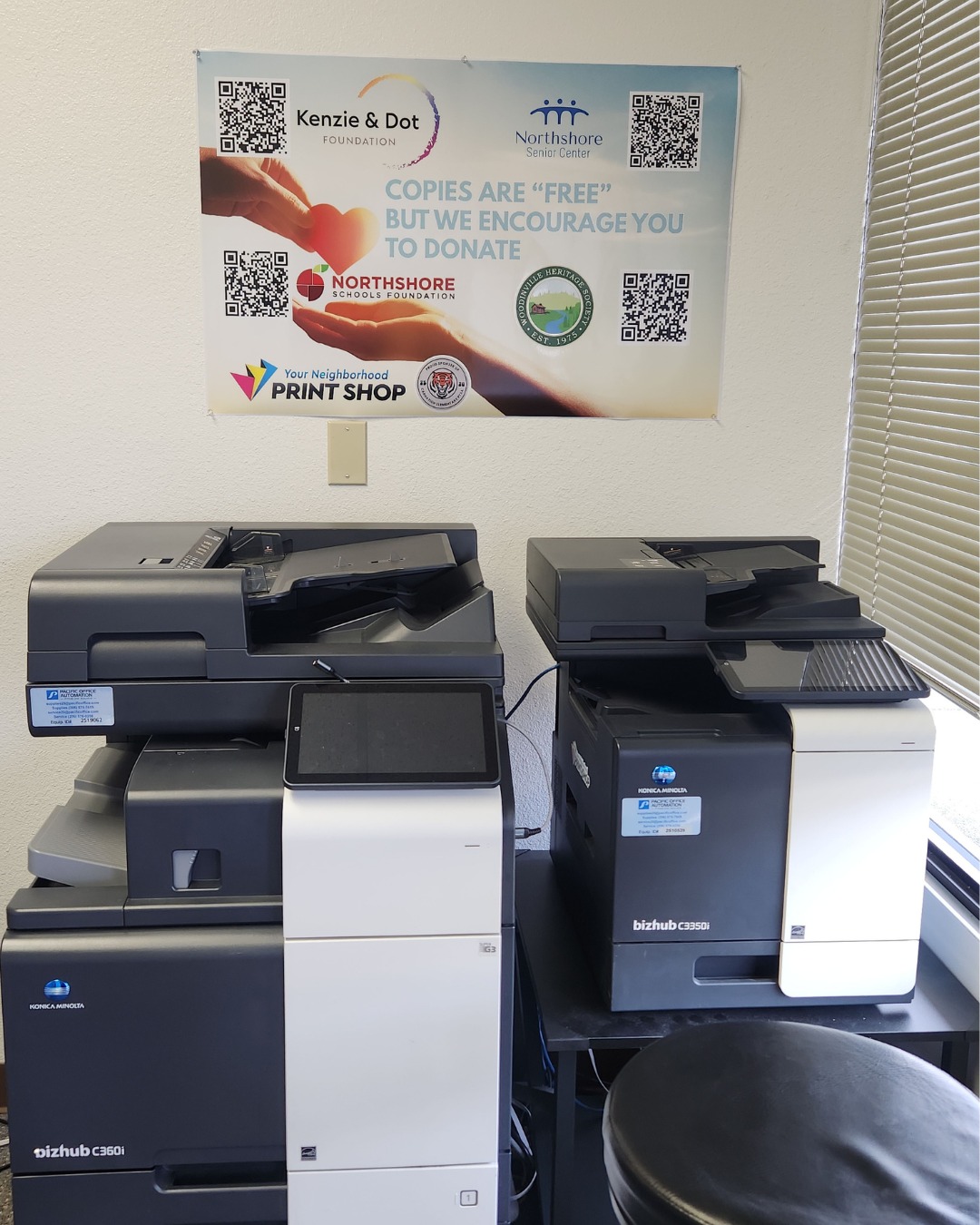 FREE community printer in Woodinville!

Need to print something? Your Neighborhood Print Shop offers free copies to our community with a suggested donation to support local nonprofits, including the Foundation.

This wonderful resource is open to everyone!

Thank you @ynprintshop for your support to our community!

#northshoreschoolsfoundation