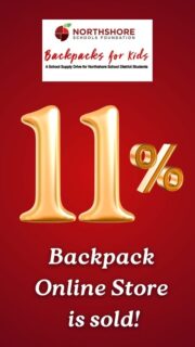 Our Backpack Online Store is at 11% sold! Help us reach 100% sold by August 31 by purchasing school supply donations, TODAY!

Best part: Everything is $25 or less and will be shipped straight to us.

Link to Backpack online store: in bio

Let's build READY students, together!

#northshoreschoolsfoundation