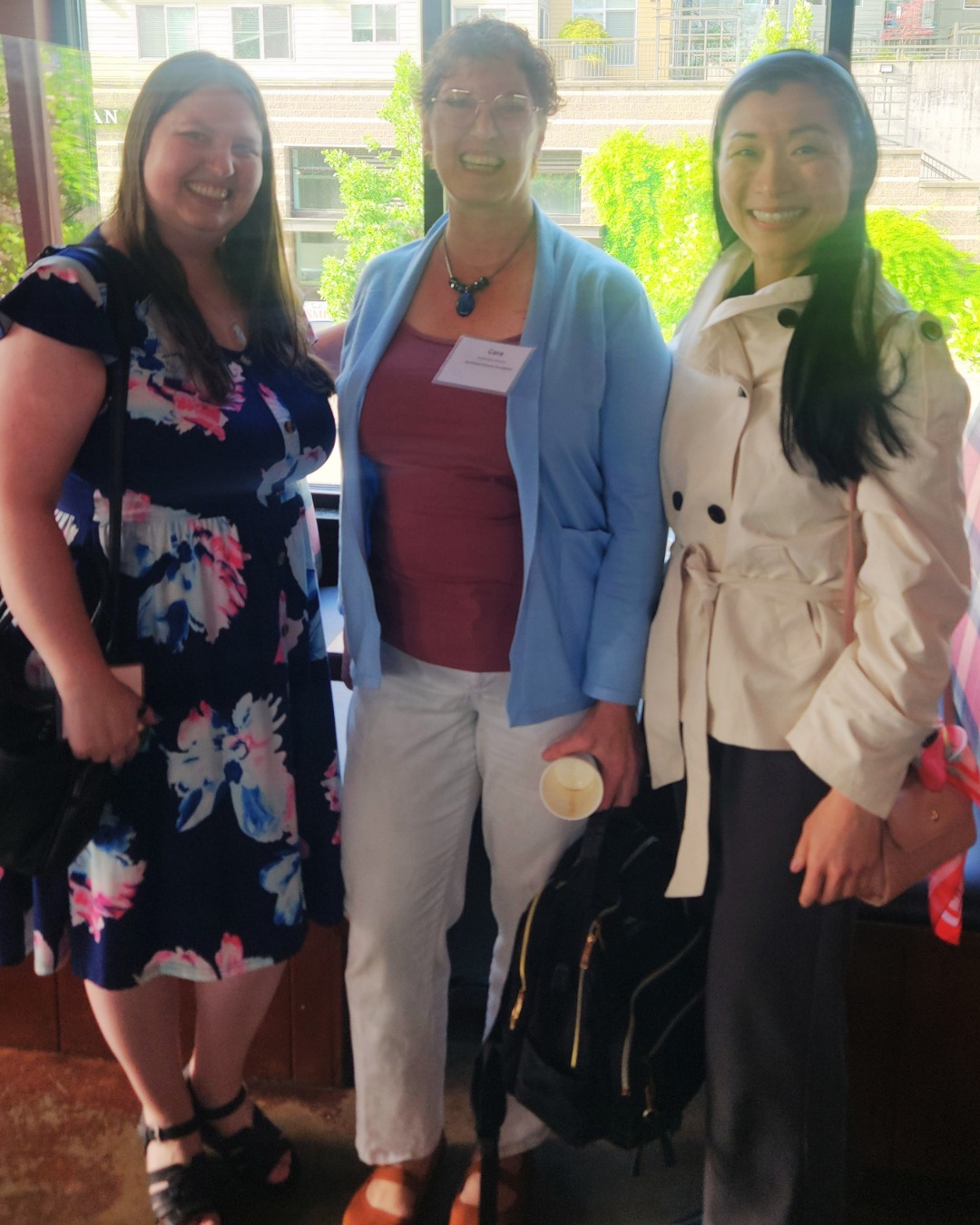 Great start to the day at the Joint Chamber Breakfast! Thank you to the @woodinvillechamber, @bothellkenmorechamber, and @millcreekchamber  for bringing our community together.

Pictured: Megan from BECU Thrasher's Corner, a proud Backpacks for Kids host site, with Cara and Kimm.

All In for Kids!

#northshoreschoolsfoundation