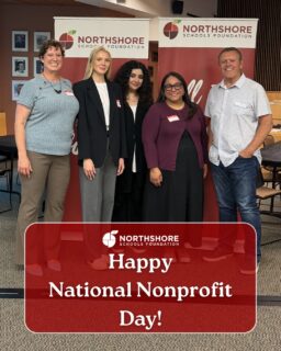 National Nonprofit Day is August 17th and we're celebrating! Since 1995, Northshore Schools Foundation has proudly served Northshore students and educators. 

Our mission has never wavered: investing in Northshore kids and their learning.
None of it happens alone. It takes our incredible staff, Board members, community partners, sponsors, donors, and volunteers, all working together for our students.

We're excited for what's ahead, Northshore. Let's keep serving together!

#northshoreschoolsfoundation