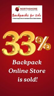 Our Backpack Online Store is at 33% sold! Help us reach 100% sold by August 31 by purchasing school supply donations, TODAY!

Best part: Everything is $25 or less and will be shipped straight to us.

Link to Backpack online store: In bio

Let's build READY students, together!
#northshoreschoolsfoundation