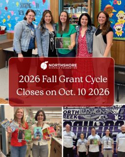Attention Northshore educators and staff: Do you have an innovative teaching idea, classroom need or a great student experience you would like to create, if only you had funding? The Foundation is here to help!

Our 2026 fall grant cycle is now open and closes in one week on Saturday, October 10, 2026.

Link for grant details and to apply for funding: In bio

All In for Kids!
#northshoreschoolsfoundation