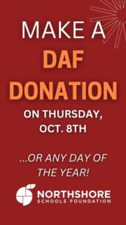 It's DAF Day! Donor-advised funds [DAF] power big impact for nonprofits, and you can recommend a DAF gift anytime!

Make a DAF gift to Northshore Schools Foundation and directly support Northshore students and educators.

Questions on DAF gifts? Email: info@nsdfoundation.org or call our office: 425-408-7680

All In for Kids!
#northshoreschoolsfoundation