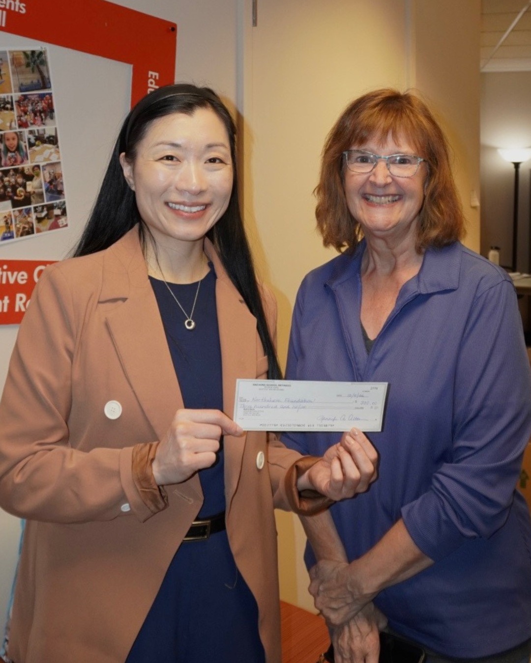 A big thank you to Sno-King Retirees for their generous donation to Northshore Schools Foundation! Your support helps students across our district learn, grow, and thrive. We’re so grateful for your kindness and for being part of our community.

All In for Kids!
#northshoreschoolsfoundation