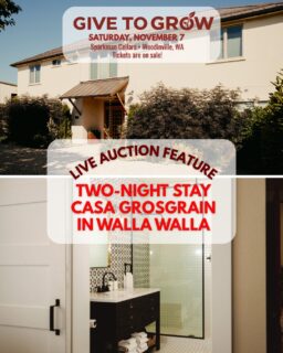 Exclusive Live Auction Feature: 2-Night Stay at Casa @grosgrainvineyards  in Walla Walla

This is a modern 4-bed, 4-bath home that can accommodate up to eight guests. One complimentary tasting per person is included!

Love this? The only way to bid is to be in the room at our Give to Grow fundraiser on Saturday, November 7th.

Tickets are on sale now, so reserve your spot today: Link in bio

All In for Kids!
#northshoreschoolsfoundation