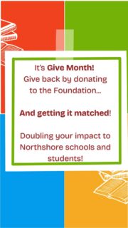 ONE WEEK LEFT! October is Give Month for @microsoft employees! This is the annual Microsoft Giving Campaign where employee donations, and volunteer hours, are matched!

This is how it works:

-Make a donation to Northshore Schools Foundation.

-Get it matched from Microsoft

-More impact for our Northshore students and schools through our service work!

Questions? Email: info@nsdfoundation.org

Let's GIVE all October! All In for Kids!
#northshoreschoolsfoundation